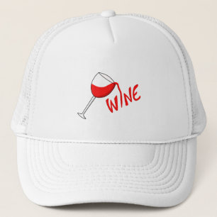Glass of Wine Trucker Hat