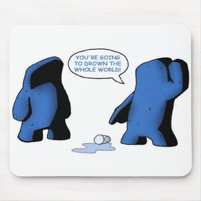 Glass Off Water Mouse Pad (Front)