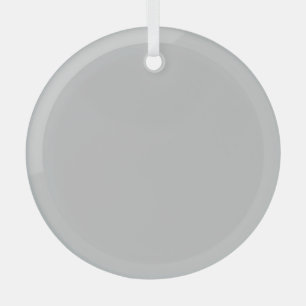 Glass Ornament Elegant Circle Holiday Keepsake