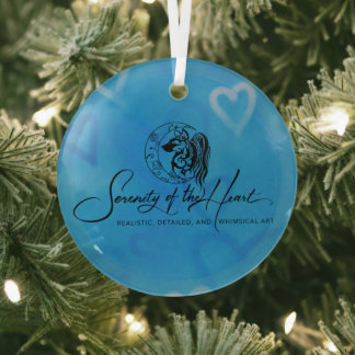 Glass Ornament - Serenity of the Heart 