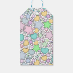 Glass ornaments gift tags
