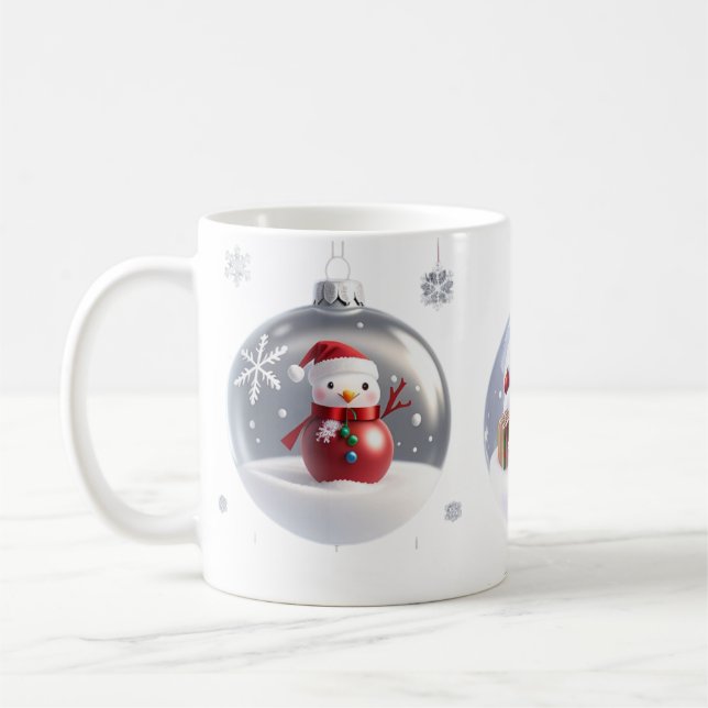Glass Ornaments/Snowy - Mug (Left)
