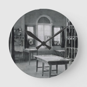 Glass Painting Studio, from the Workshops of the B Round Clock