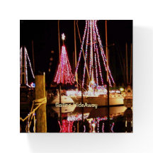 Glass Paperweight Sailing HideAway Sailboat