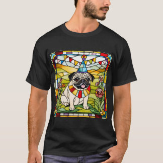 Glass Party Pug: Paul T-Shirt