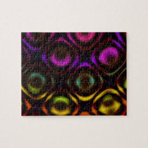 Glass Rainbow Fractal Art Jigsaw Puzzle