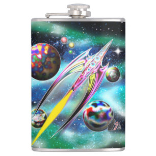 Glass Rocket Flask