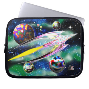 Glass Rocket Laptop Sleeve