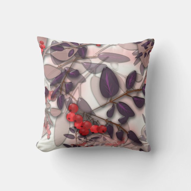 Glass, Rowan, bunch of Rowan Cushion (Front)