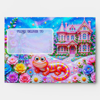 Glass Salamander Kawaii Envelopes