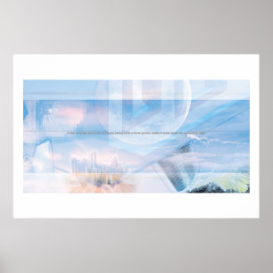 Glass Sky Poster