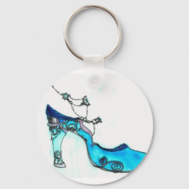 Glass Slipper Key Ring (Front)