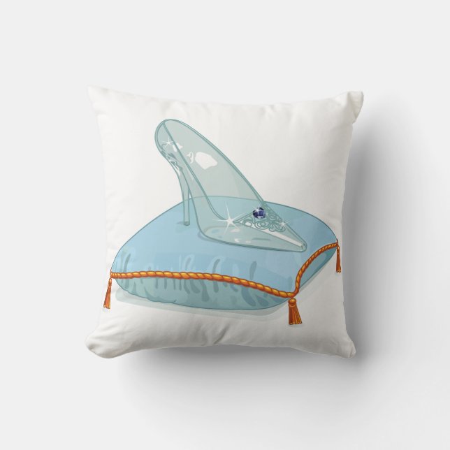 Glass Slipper On A Pillow (Front)