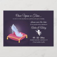 Glass Slipper Save the Date Announcement