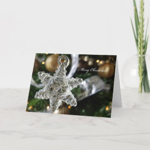 Glass Snowflake Christmas Card