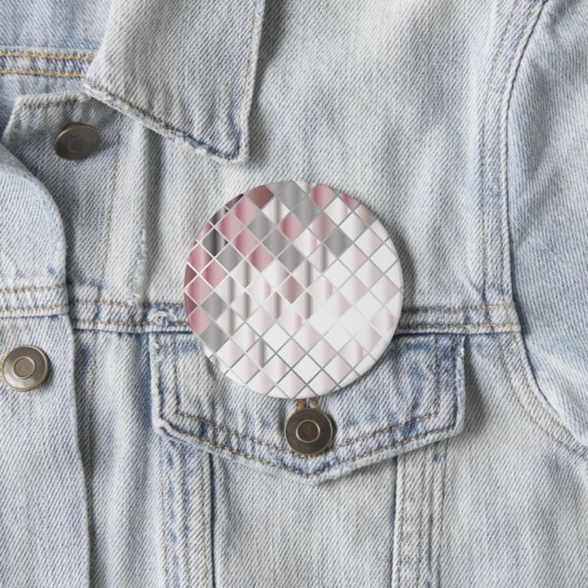 Glass Square 7.5 Cm Round Badge (In Situ)