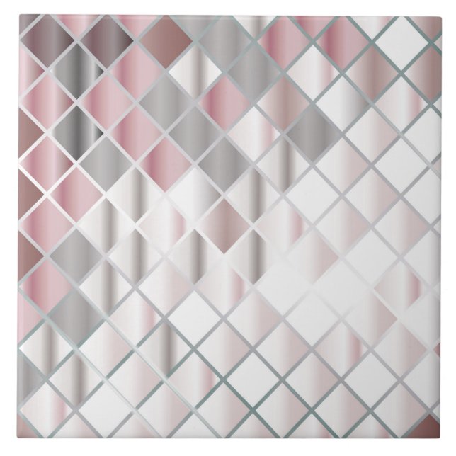 Glass Square Ceramic Tile (Front)