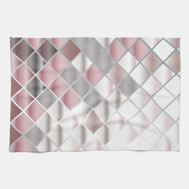 Glass Square Tea Towel (Horizontal)