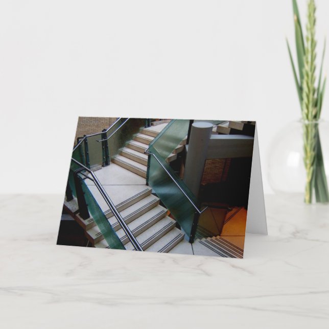 Glass Staircase Card (Front)
