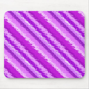 Glass stripes - shades of amethyst purple mouse pad