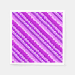 Glass stripes - shades of amethyst purple napkin