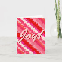 Glass stripes - shades of coral red