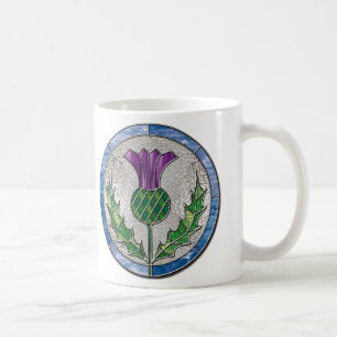 Glass Thistle Coffee Mug