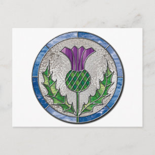 Glass Thistle Postcard