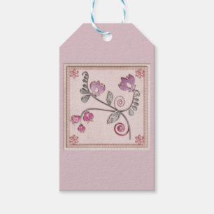 Glass tile gift tags