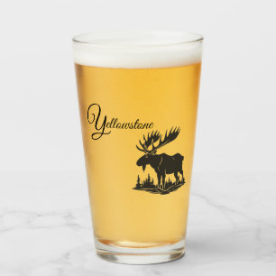 Glass Tumbler-Yellowstone Moose