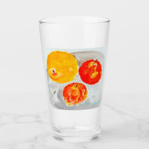 Glass Tumblers Fruit Design