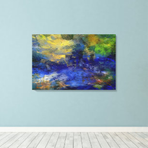 Glass Veil Awakening – Structural Reconstruction Canvas Print