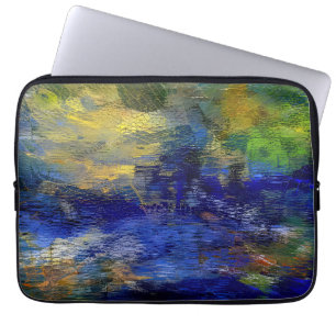 Glass Veil Awakening – Structural Reconstruction Laptop Sleeve