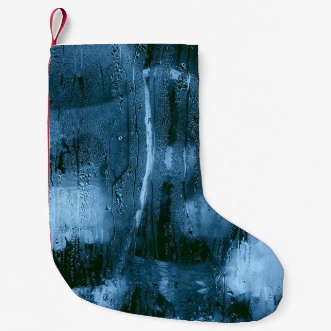 GLASS WATER MOIST SMALL CHRISTMAS STOCKING (Front)