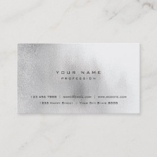 Glass White Grey Black Grass Ombre Stylist Vip Business Card