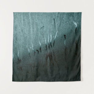 Glass window moisture texture tapestry