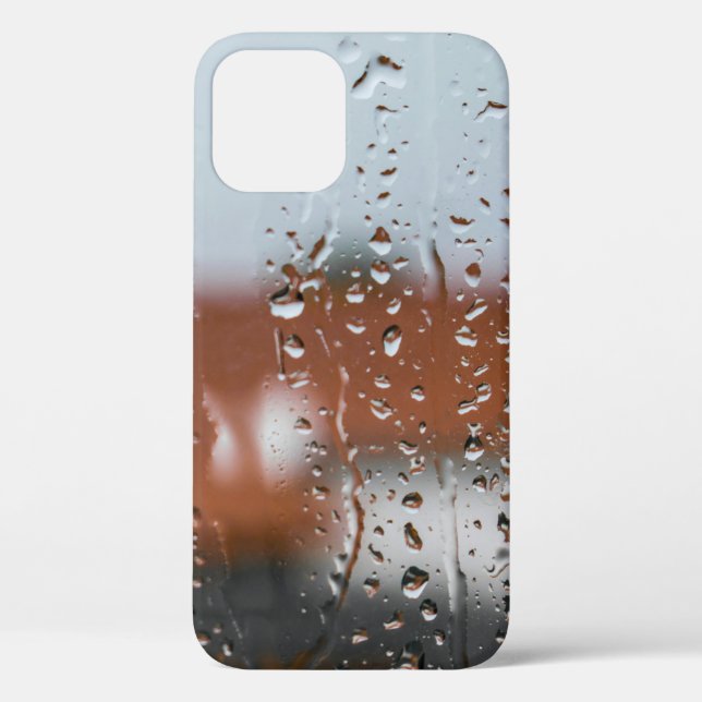 Glass with raindrops Case-Mate iPhone case (Back)
