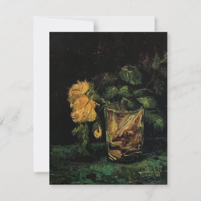 Glass with Roses by Vincent van Gogh (Front)