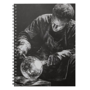 Glassblower Artisan Craft Notebook