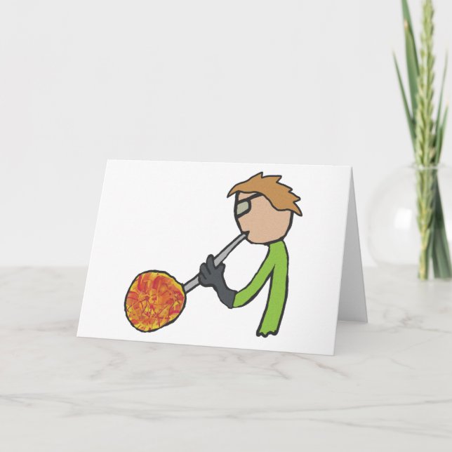 Glassblowing Card (Front)