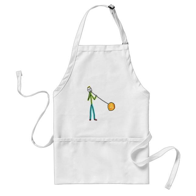 Glassblowing Stickman Standard Apron (Front)