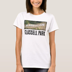 Glassellland Hollywood Sign in Glassell Park, CA T-Shirt