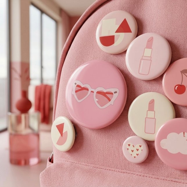 Glasses 7.5 Cm Round Badge (Creator Uploaded)