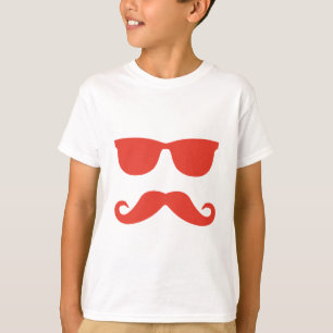 Glasses and Moustache T-Shirt