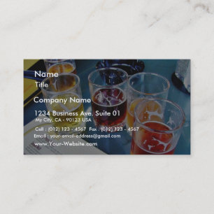 Glasses Beers Business Card