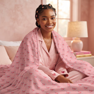 Glasses Fleece Blanket