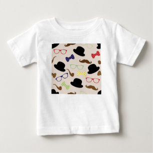 Glasses, Hats and Moustache Baby T-Shirt