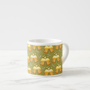 Glasses Of Beer Pattern Espresso Cup