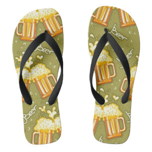 Glasses Of Beer Pattern Thongs