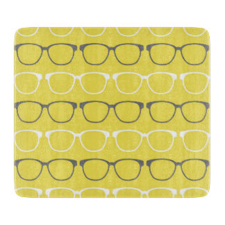 Glasses Pattern Cutting Board